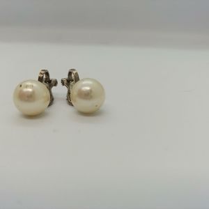 Vintage Faux Pearl Earrings